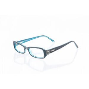 Coach Two-Tone Blue Rectangular Women's Eyeglass Frames